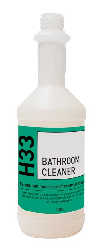 VERIDIA H33 Bathroom Cleaner Labelled Bottle / Order Trigger Separately