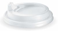 BIOPAK White Sipper Lid for 8, 12, 16 & 20oz BioCups 20 x 50