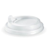 BIOPAK White Sipper Lid for 8, 12, 16 & 20oz BioCups 20 x 50
