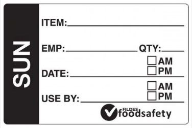 DAYDOT Prep Day of Week Dissolvable Sunday (250)