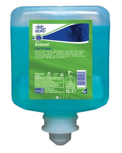 DEB ESTESOL Hair & Body Wash 1L Cartridge (6)