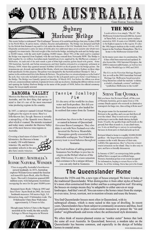 MODA Greaseproof Paper Our Australia 190 x 310mm (200)