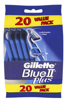 Razor GILLETTE II Plus Blue 20pk (6)
