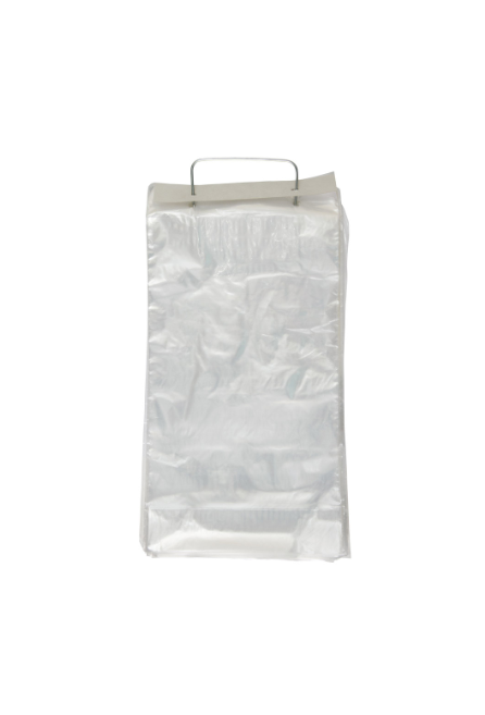 Bread Bag 430 x 250 + 50mm Clear Wicketed 28um 2000