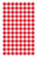 MODA Greaseproof Paper Gingham Red 190 x 310mm (200)