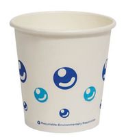 FOODSERVICE Printed Paper Water Cup 6oz 1000