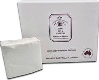 CAPRICE 2Ply Dinner Napkin Black 10x100