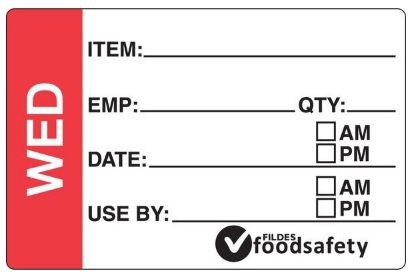 DAYDOT Prep Day of Week Wednesday (250)