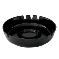 Ashtray Bakelite Round Black 170mm