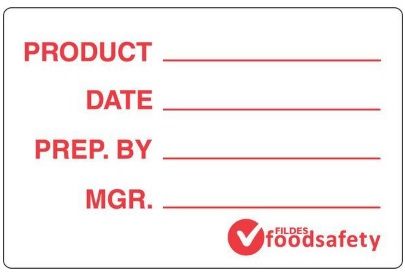 49x75mm Removable Product Label (500)