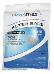 PACVAC Superpro Vacuum Bag Paper 5L DUB019 (10)