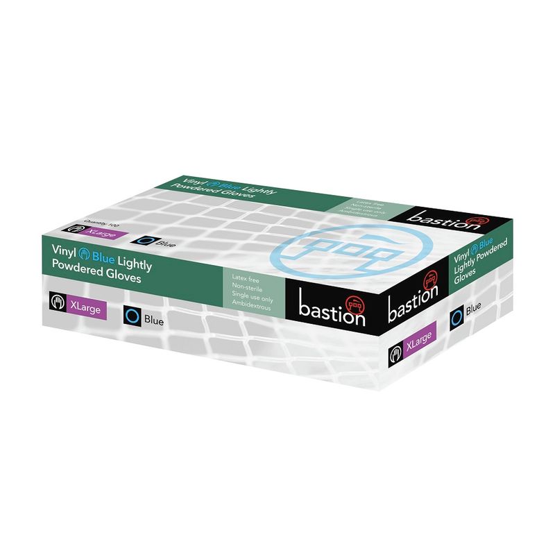 Blue Vinyl Glove XLarge 10x100