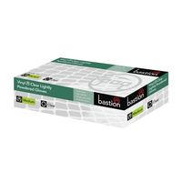 BASTION Clear Vinyl Glove Medium 10x100