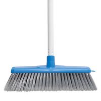 OATES Classic Indoor Broom with Handle Blue