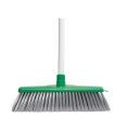 OATES Classic Indoor Broom with Handle Green