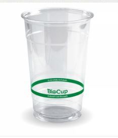 BIOPAK Clear Cup 600ml 20 x 50