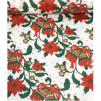 Christmas Printed Plastic Tablecover Roll 1.2m x 30m