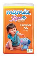 Premium Nappies Size 3 Crawler 6-11Kg (Orange) (56)