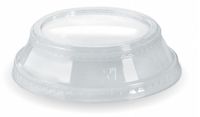 BIOPAK Clear Dome Lid No Hole Suits 300 - 700ml Cup 20 x 50