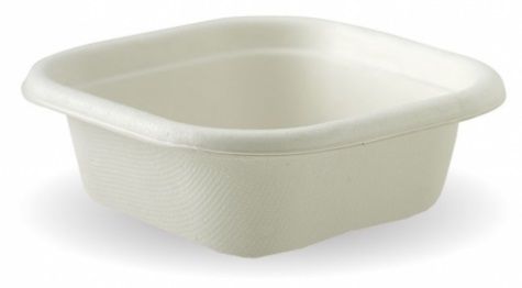 BIOPAK BioCane Takeaway Base White 280ml 130 x 130 x 45mm 12 x 50