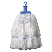 OATES Commercial Microfibre Round Mop Blue