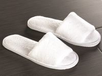 Deluxe Terry Cotton Slippers Plastic Wrapped (100)
