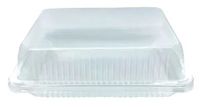 iKon-Pack Slab Cake Duo Clear Base Clear Square Lid IK-SLAB (200)