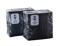 ALPEN 2Ply Lunch Napkin Black 20x100