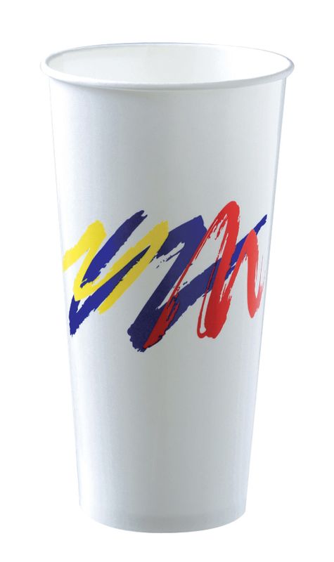 CASTAWAY C24 Carnivale Paper Cold Cup 800mL 24oz 20x25