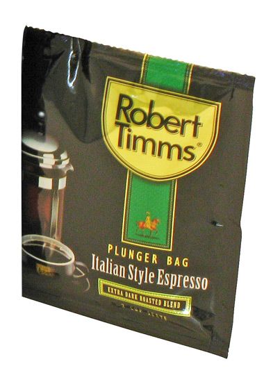 ROBERT TIMMS Ground Coffee Italian Espresso Plunger Bags (50)