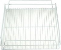 Glass Basket PVC Coated White 17 x 14 Inch