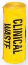 Clinical Waste Bag 69L 900 x 600mm Yellow 10 x 25