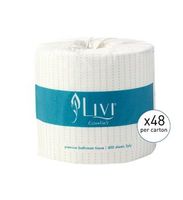 LIVI Essentials 2Ply Toilet Roll 1001 400 Sheet (48)