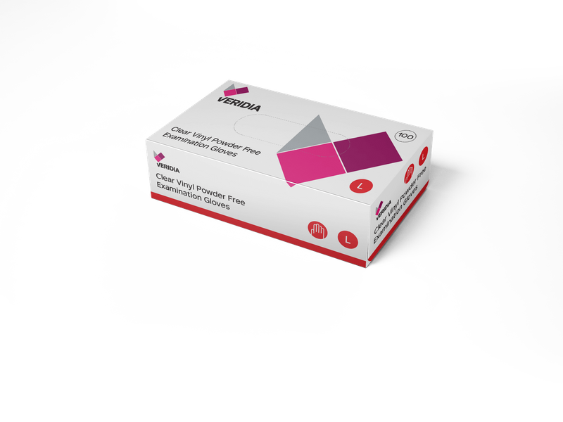 Veridia Clear Vinyl Glove P/Free Large 10x100