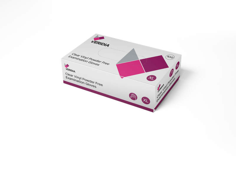 Veridia Clear Vinyl Glove P/Free XLarge 10x100