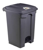 Pedal Bin 70L Grey Base Grey Lid
