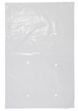 Plastic Poly Bag Punched 450 x 300mm 25um 10x100