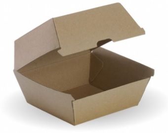 BIOPAK Burger Bioboard Box 105x105x85mm 5 x 50
