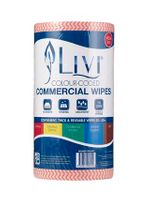 LIVI Essentials Commercial Wipes Red 45m