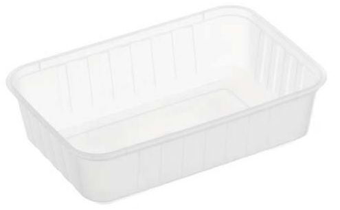 GENFAC Ribbed Rectangular Container 750ml 10x50