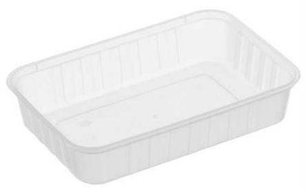 GENFAC Ribbed Rectangular Container 500ml 10x50