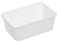 GENFAC Ribbed Rectangular Container 1000ml 10x50