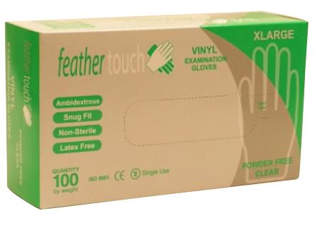 VERIDIA Clear Vinyl Glove P/Free XLarge Pack of 100