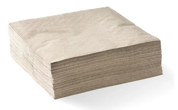 Dinner Napkin 2Ply Quarter Fold Natural 10 x 100