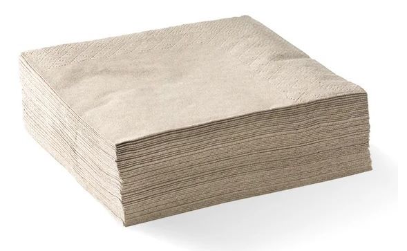 Dinner Napkin 2Ply Quarter Fold Natural 10 x 100