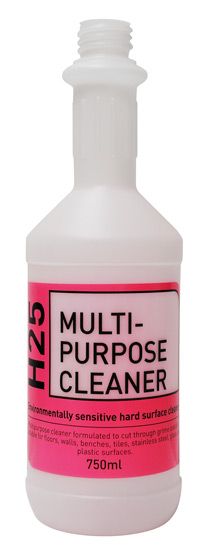 VERIDIA H25 Multi Purpose Cleaner & Sanitiser Labelled Bottle / Order Trigger Separately