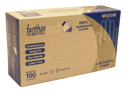 Clear Vinyl Glove Medium Pack of 100