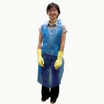 HDPE Disposable Apron 71 x 117cm Blue 10 x 100