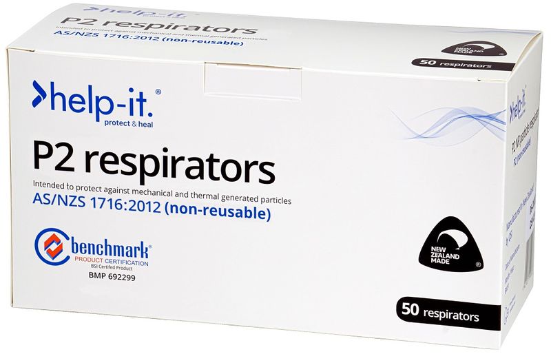 Help-It P2/N95 Duck Bill Respirator & Surgical Mask