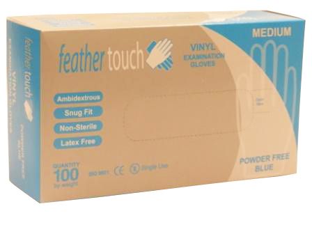 Blue Vinyl Glove P/Free Medium Pack of 100